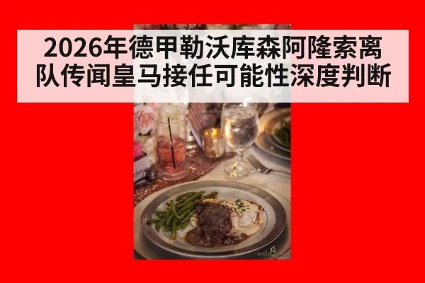 2026年德甲勒沃库森阿隆索离队传闻皇马接任可能性深度判断